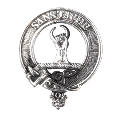 Carrick <br>Clan Napier Crest Cap Badge 