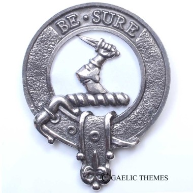 <br>Clan Paisley Crest Cap Badge