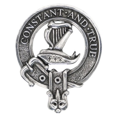 <br>Clan Rose Crest Cap Badge