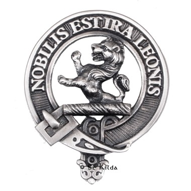 Carrick <br>Clan Stuart of Bute Crest Cap Badge 