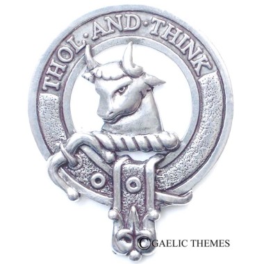 <br>Clan Tweedie Crest Cap Badge