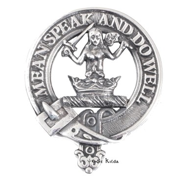 Carrick <br>Clan Urquhart Crest Cap Badge 
