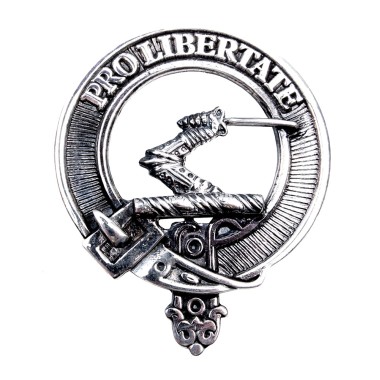 Carrick <br>Clan Wallace Crest Cap Badge 