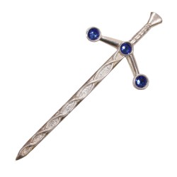 Carrick Celtic Knot Sword Kilt Pin