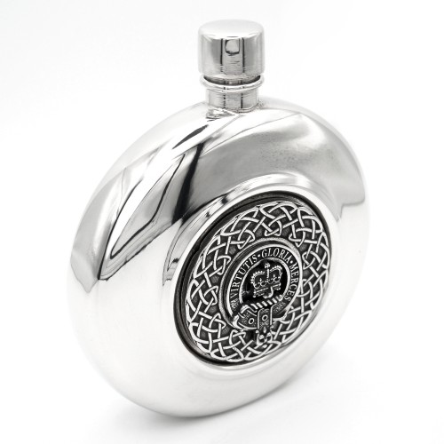 Simple Sporran Flask Scottish Clan Crest