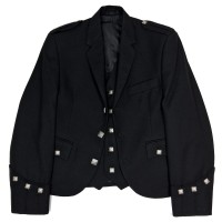 36S Argyll-Wallace Jacket and Waistcoat - Black