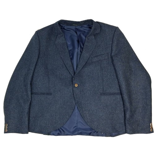 52 Lomond Blue Tweed Kilt Jacket