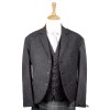 42R Charcoal Tweed Wallace Jacket and Waistcoat