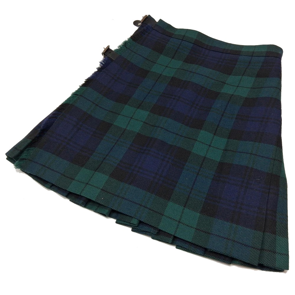 Child's Black Watch Kilt - Waist: 28", Length: 17.5"
