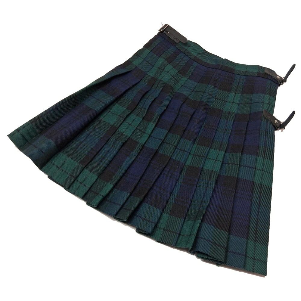 Child's Black Watch Kilt - Waist: 28", Length: 17.5"