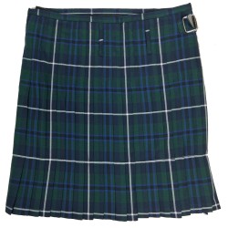 Casual 10oz Kilt: 36.5/21.5 Douglas Modern Tartan Casual Kilt - Polyviscose Top Stitch