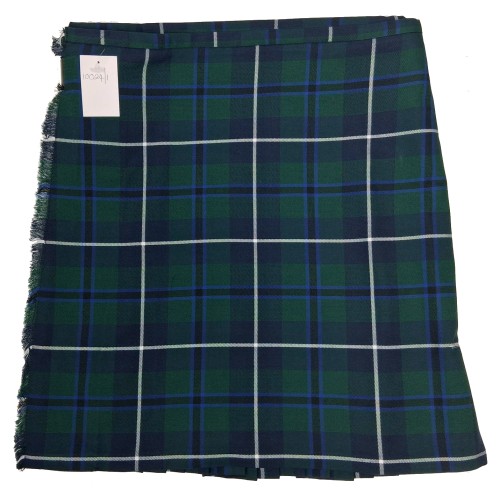 Casual 10oz Kilt: 36.5/21.5 Douglas Modern Tartan Casual Kilt - Polyviscose Top Stitch