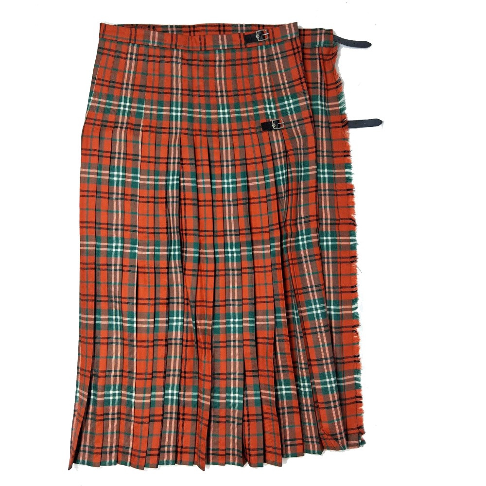 Morrison Red Ancient Kilted Skirt - W:34 H:41 L:34 Morrison Red Ancient Kilted Skirt - W:34 H:41 L:34