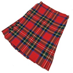 Royal Stewart Kilted Skirt - W:24 L:18 Royal Stewart Kilted Skirt - W:24 L:18