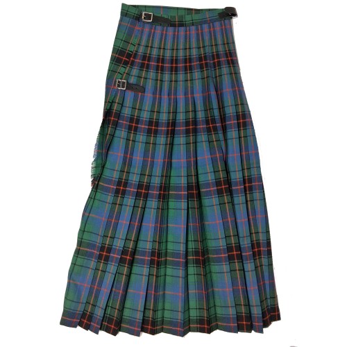 Davidson Clan Ancient Kilted Skirt - W:25 H:34 L:41