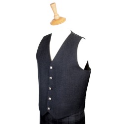 Simple Tweed Kilt Waistcoat - Various Sizes