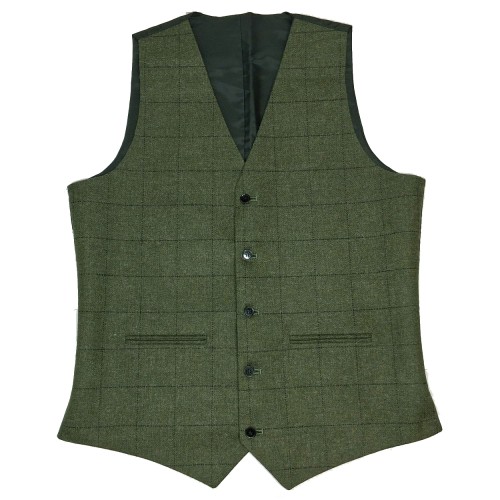 42" Loden Crag Tweed Waistcoat