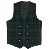 40" Black Watch Double Breasted Tartan Waistcoat