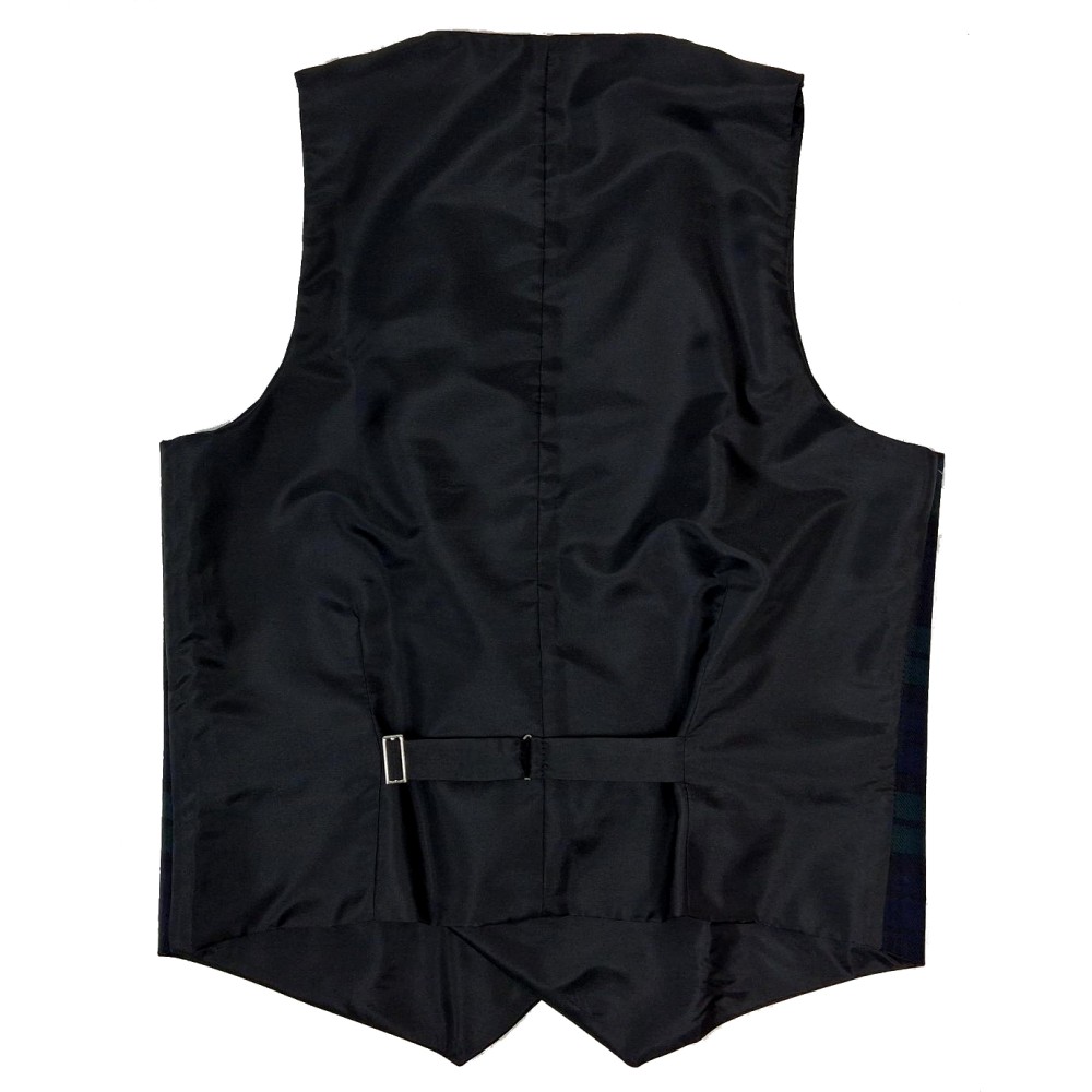 40" Black Watch Double Breasted Tartan Waistcoat