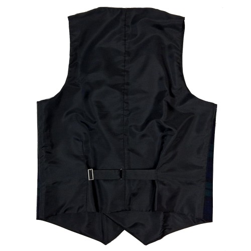 40" Black Watch Double Breasted Tartan Waistcoat