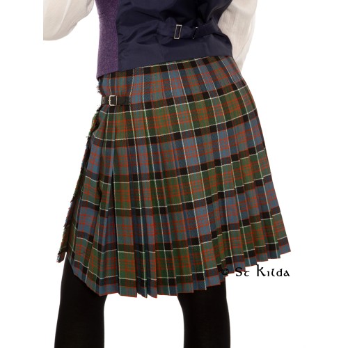 Kilted Tartan Skirt