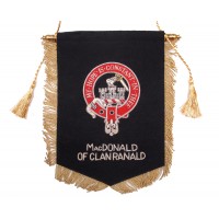 Embroidered MacDonald of Clanranald Clan Banner