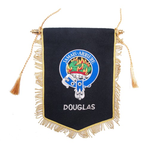 Embroidered Douglas Clan Banner