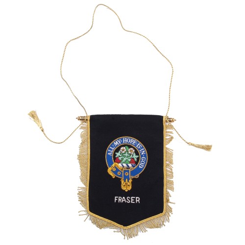 Embroidered Fraser Clan Banner