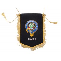 Embroidered Fraser Clan Banner