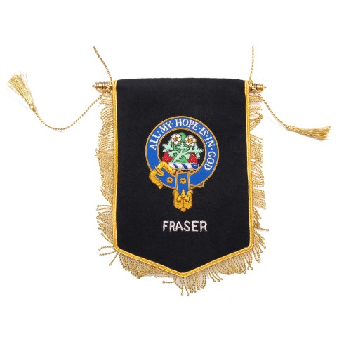 Embroidered Fraser Clan Banner