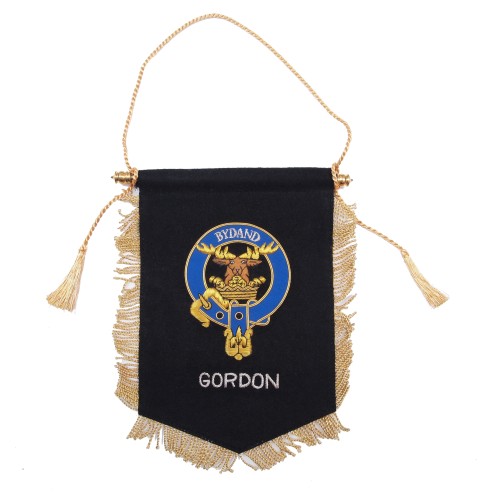 Embroidered Gordon Clan Banner