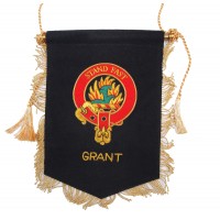 Embroidered Grant Clan Banner