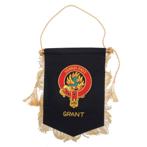Embroidered Grant Clan Banner