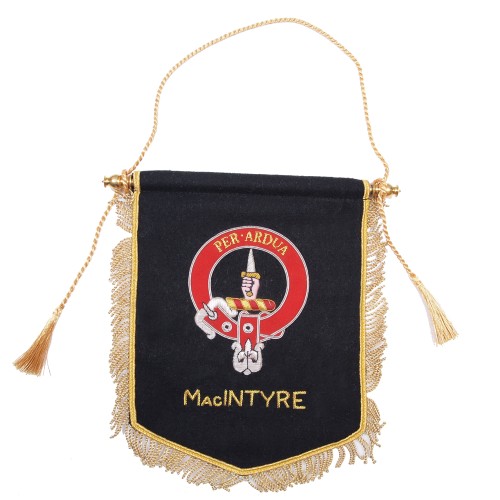 Embroidered MacIntyre Clan Banner