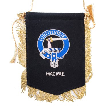 Embroidered MacRae Clan Banner