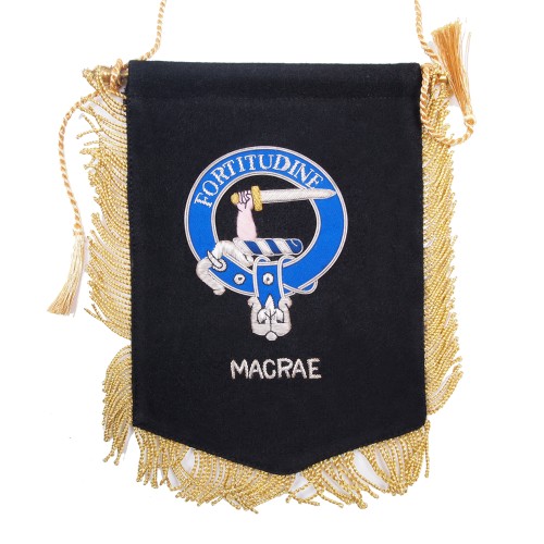 Embroidered MacRae Clan Banner