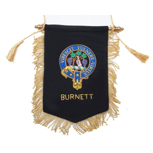 Embroidered Burnett Clan Banner