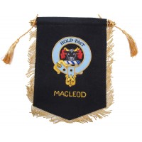 Embroidered Macleod Clan Banner (blue)