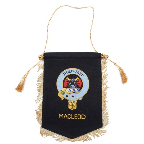 Embroidered Macleod Clan Banner (blue)