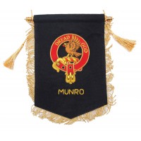 Embroidered Munro Clan Banner