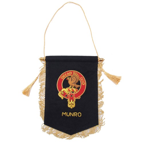 Embroidered Munro Clan Banner