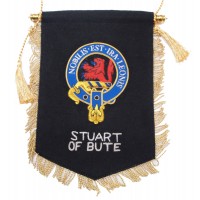 Embroidered Stuart of Bute Clan Banner