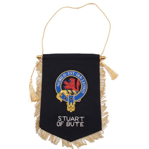 Embroidered Stuart of Bute Clan Banner