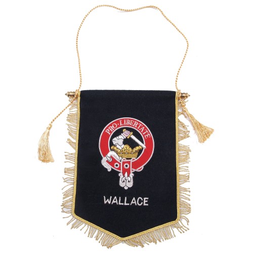 Embroidered Wallace Clan Banner