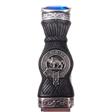 Sgian Dubh - <br>Clan Nesbitt Crest - Classic Pewter