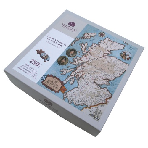 Clan Map of Scotland Jigsaw Puzzle - 250 pieces