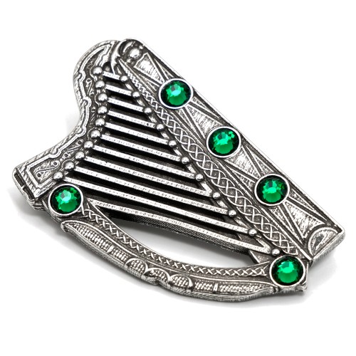 Brian Boru's Harp / the Trinity College Irish Harp Pin / Brooch / Heraldic Kilt Pin 