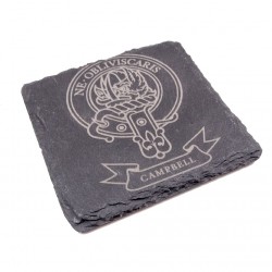 Clan Crest Slate Coasters (pack of 4)