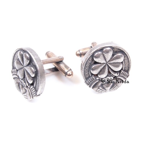 Cufflinks Irish Shamrock