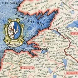 Clan Map of Ireland